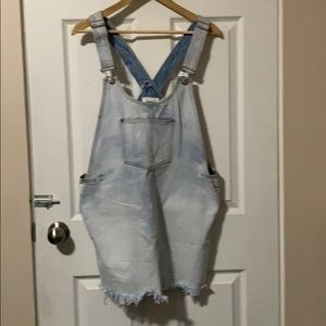 Forever 21 Maong Jumpsuit